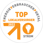 Top-Lokalversorger in der Sparte Strom - ausgezeichnet vom Bund er Energieverbraucher
