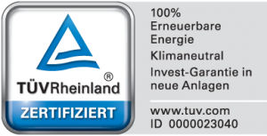 Ökostrom von den Stadtwerke Lüdenscheid – zertifiziert vom TÜV Rheinland